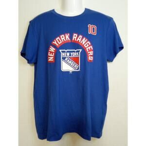New York Rangers NHL Artemi Panarin #10 Blue Shirt LG (42-44)